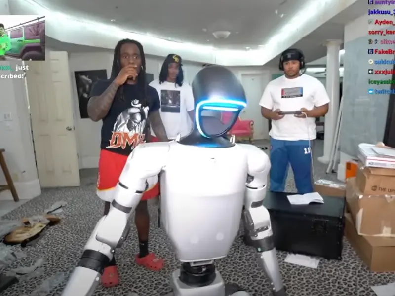 Kai Cenat Sparks Outrage with Viral Video Showing Robot Mistreatment